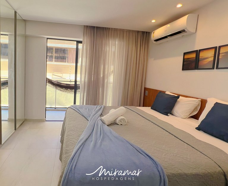 Flat p/ 3 pessoas no Jardim Oceania (MH)
