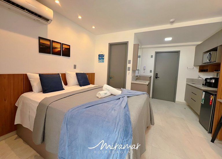 Flat p/ 3 pessoas no Jardim Oceania (MH)