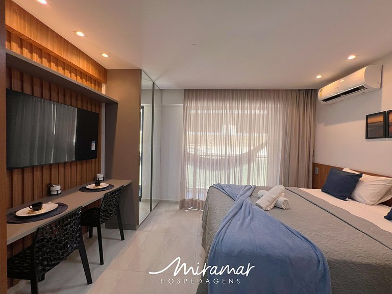Flat p/ 3 pessoas no Jardim Oceania (MH)
