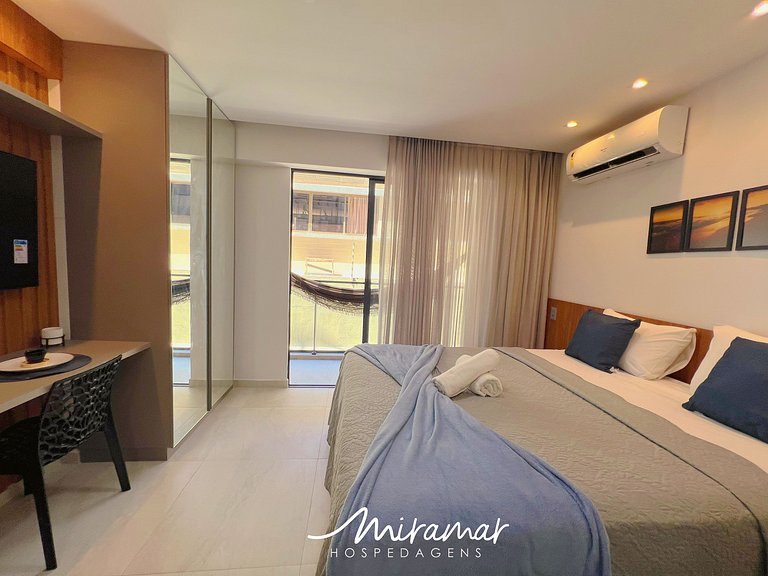 Flat p/ 3 pessoas no Jardim Oceania (MH)