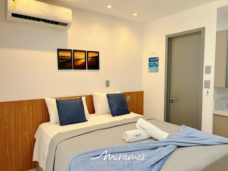 Flat p/ 3 pessoas no Jardim Oceania