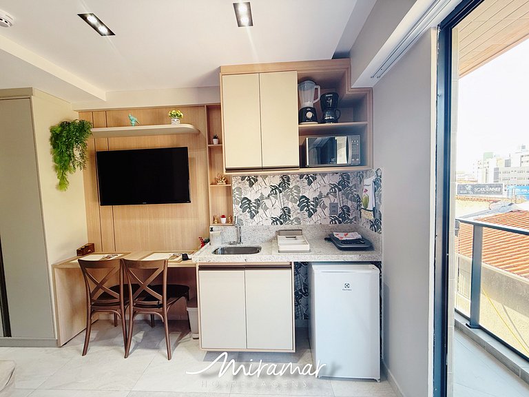 Flat p/ 3 pessoas no Jardim Oceania