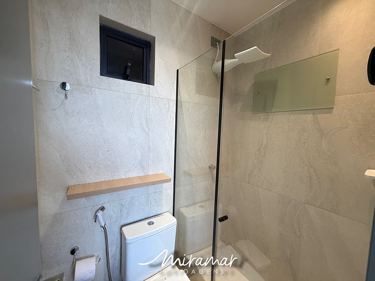 Flat c/ Varanda Vista-Mar Jardim Oceania