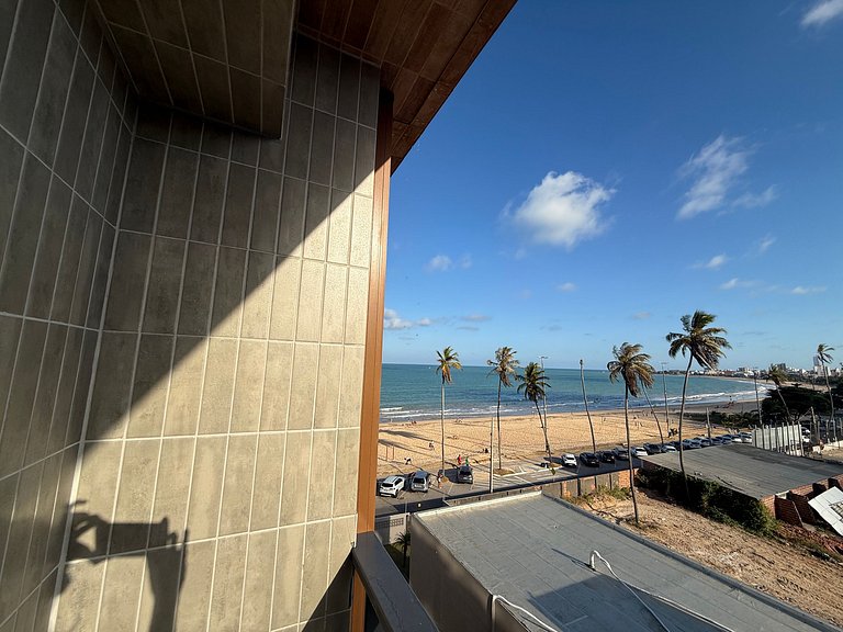 Flat c/ Varanda Vista-Mar Jardim Oceania