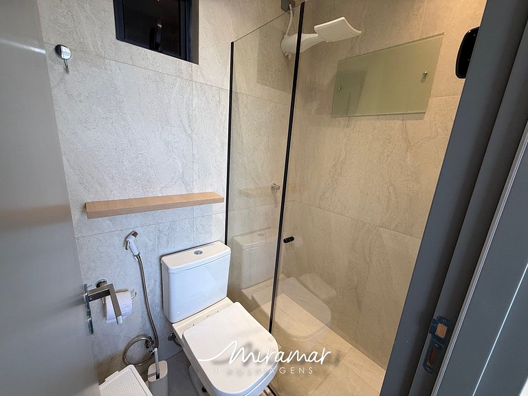 Flat c/ Varanda Vista-Mar Jardim Oceania