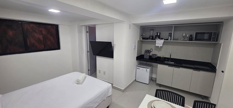 Flat p/ 4 pessoas no Cabo Branco