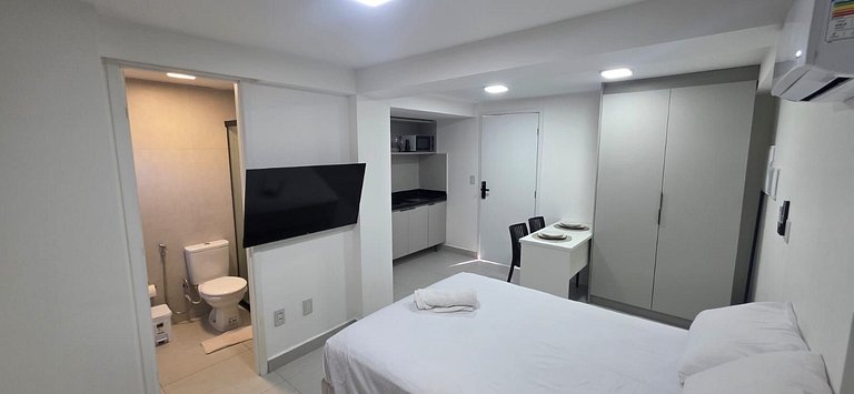 Flat p/ 4 pessoas no Cabo Branco