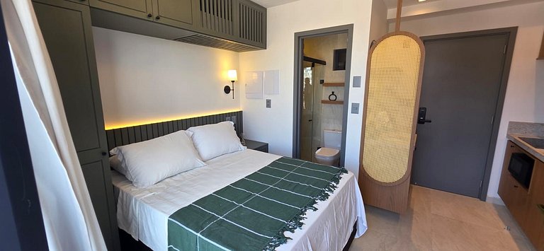 Flat c/ Varanda Vista Mar-Miramar Hospedagens