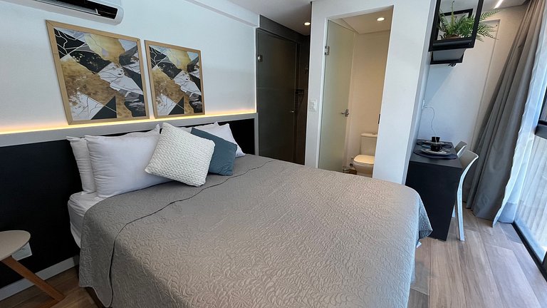 Flat p/ 3 pessoas na Orla do Cabo Branco