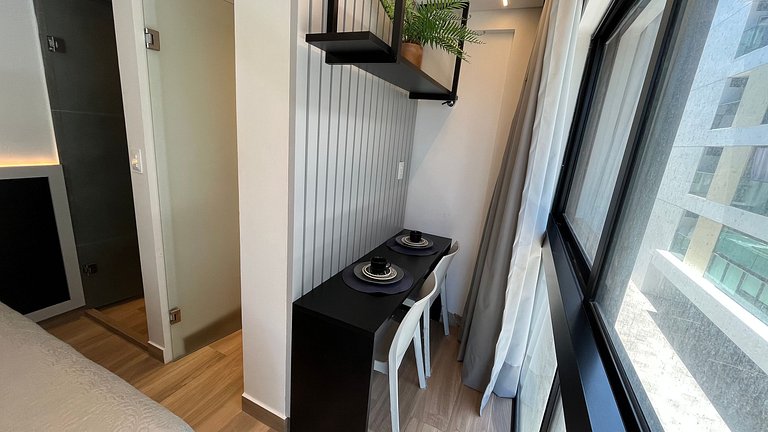 Flat p/ 3 pessoas na Orla do Cabo Branco