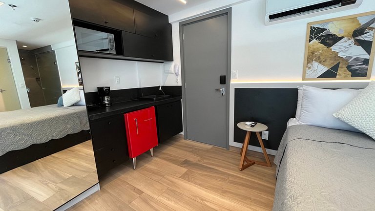 Flat p/ 3 pessoas na Orla do Cabo Branco