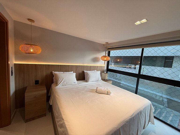 Ap com varanda e 2 quartos no Jardim Oceania