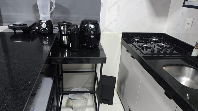 Flat p/ 3 pessoas em Manaíra -Miramar Hospedagens