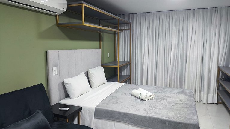 Flat p/ 4 pessoas em Manaíra -Miramar Hospedagens