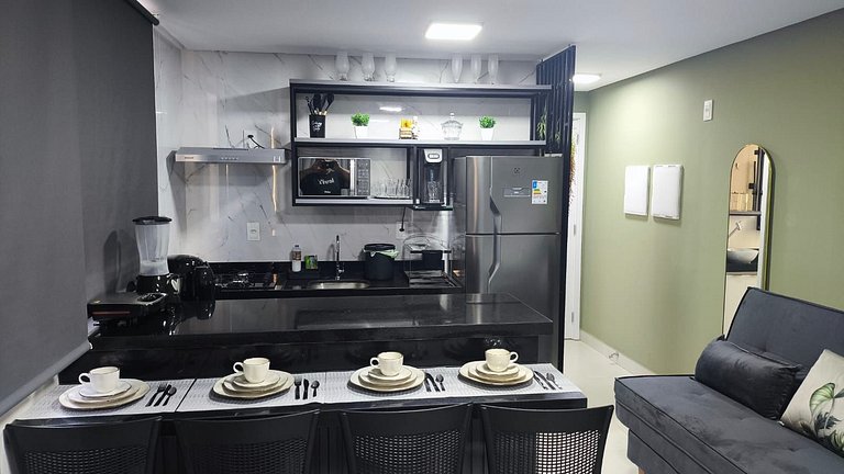 Flat p/ 4 pessoas em Manaíra -Miramar Hospedagens