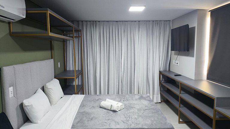 Flat p/ 4 pessoas em Manaíra -Miramar Hospedagens