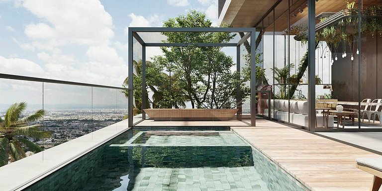 Flat p/ 4 pessoas em Manaíra -Miramar Hospedagens