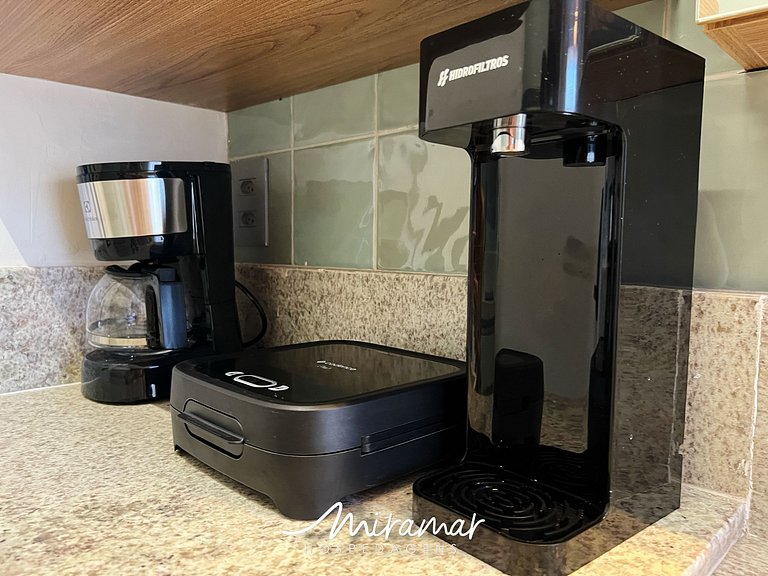 Flat Família p/3 c/ Varanda -Miramar Hospedagens