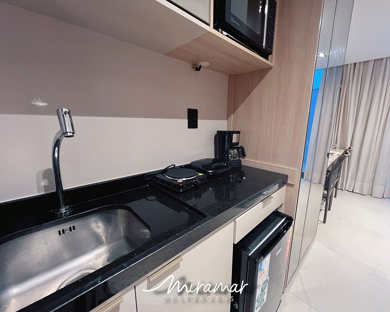 Flat c/Terraço no Alta Marine-Miramar