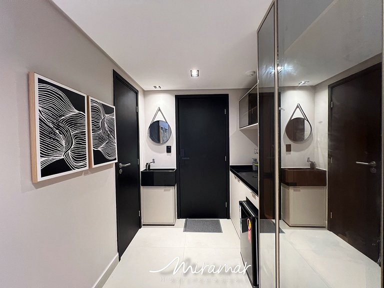 Flat c/Terraço no Alta Marine-Miramar