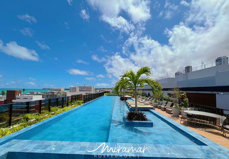 HIT Cabo Branco 100 metros da Praia- Miramar Hospedagens