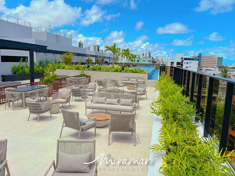 Flat p/ Casal no Hit Cabo Branco-Miramar