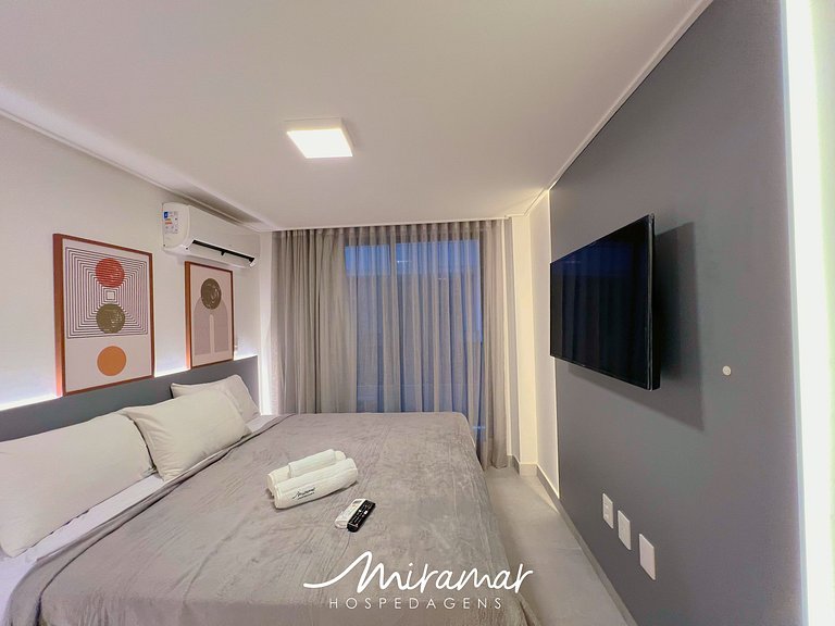 Flat p/ 3 pessoas no Hit Cabo Branco-Miramar