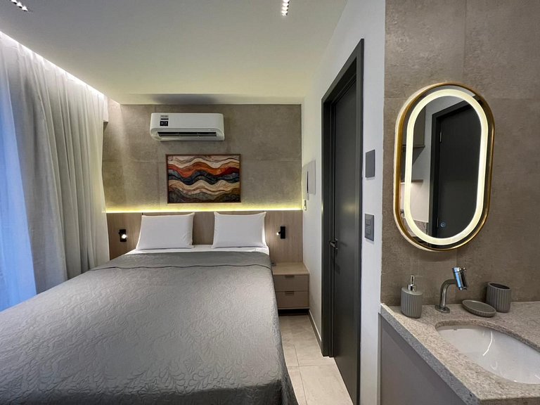 Flat vista mar no Jardim Oceania