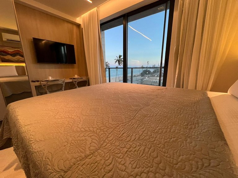 Flat vista mar no Jardim Oceania