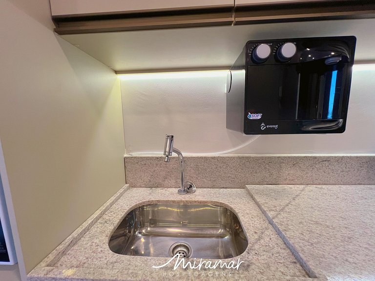 Flat p/ 2 pessoas c/ Varanda Garden Haus