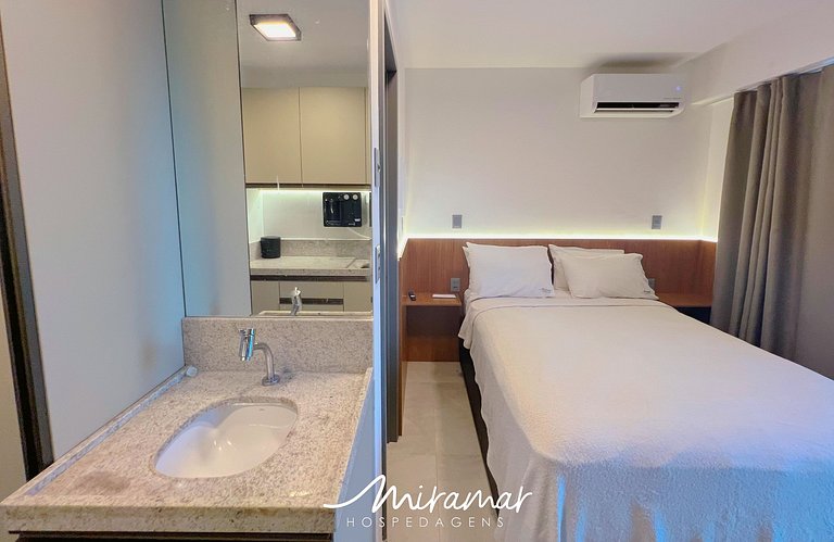 Flat p/ 2 pessoas no Jardim Oceania