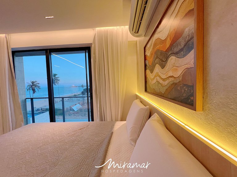 Flat vista mar no Jardim Oceania