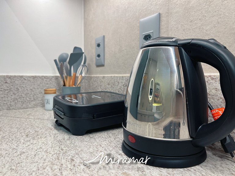 Flat vista mar no Jardim Oceania