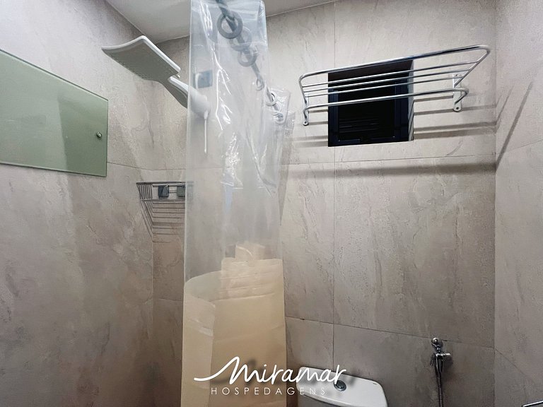 Flat vista mar no Jardim Oceania