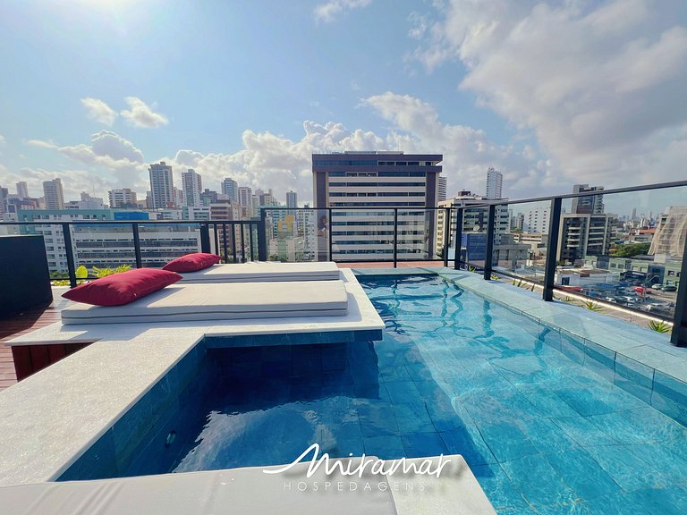 Flat em Tambaú p 4 Hóspedes-Próximo da Praia