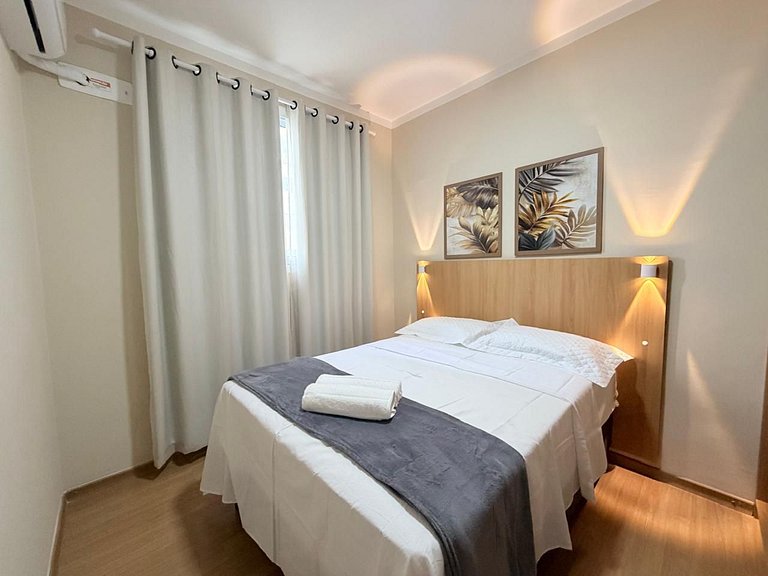 Apartment on Ponta de Campina beach / Balcony with sea view