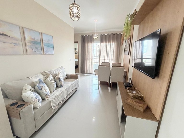 Apartment on Ponta de Campina beach / Balcony with sea view