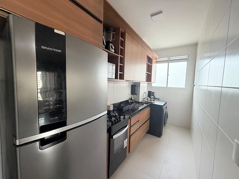 Apartment on Ponta de Campina beach / Balcony with sea view