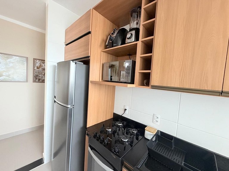 Apartment on Ponta de Campina beach / Balcony with sea view