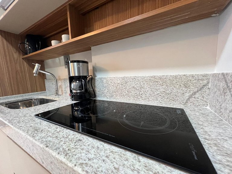 Flat moderno p/ 2 pessoas no Jardim Oceania