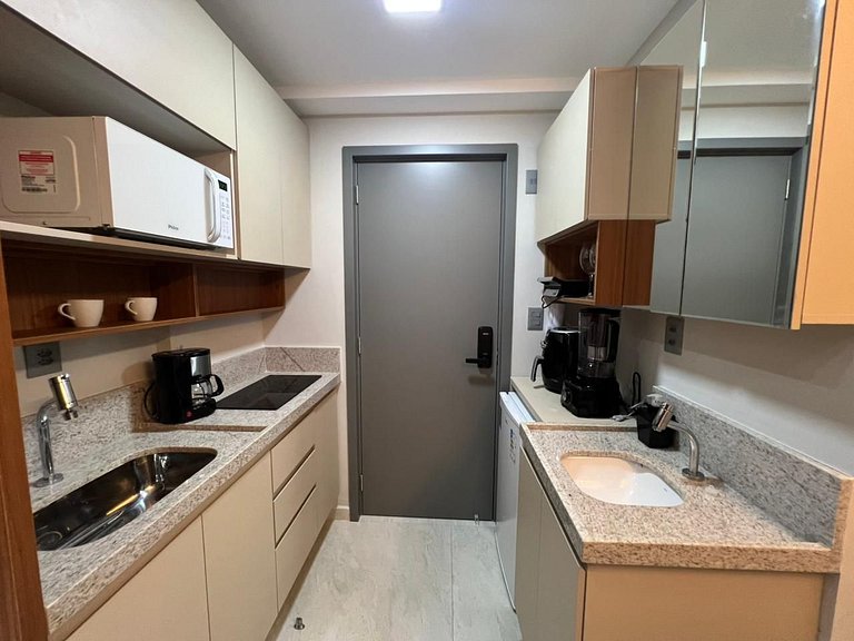 Flat moderno p/ 2 pessoas no Jardim Oceania