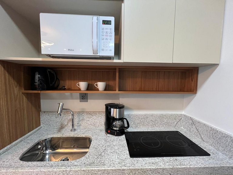 Flat moderno p/ 2 pessoas no Jardim Oceania