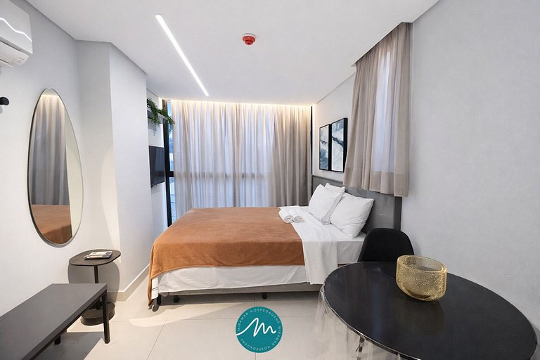 Flat a Poucos Passos da Praia