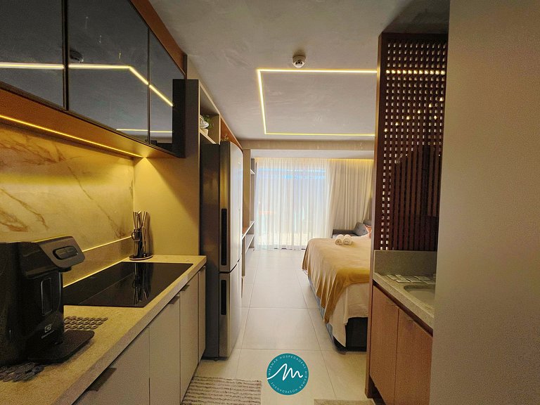 Flat p/ 4 pessoas c/ Térreo-Miramar Hospedagens