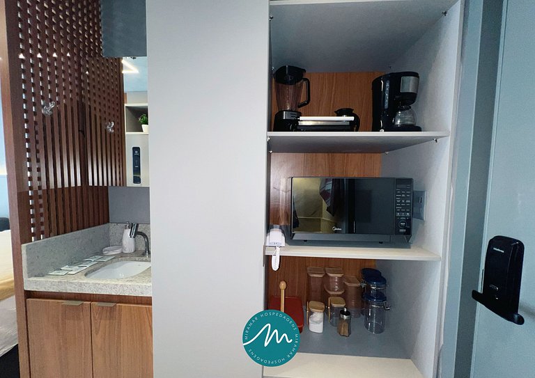 Flat p/ 4 pessoas c/ Térreo-Miramar Hospedagens