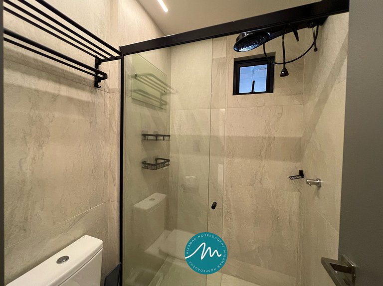 Flat p/ 4 pessoas c/ Térreo-Miramar Hospedagens