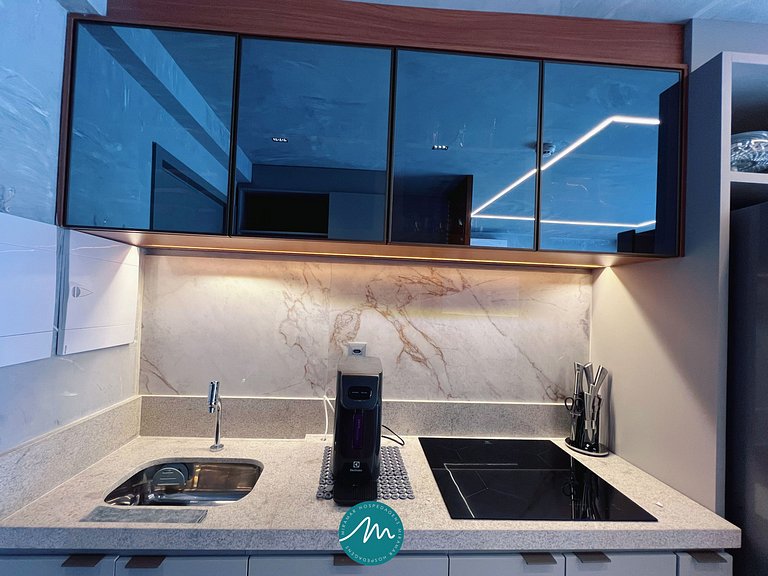 Flat p/ 4 pessoas c/ Térreo-Miramar Hospedagens