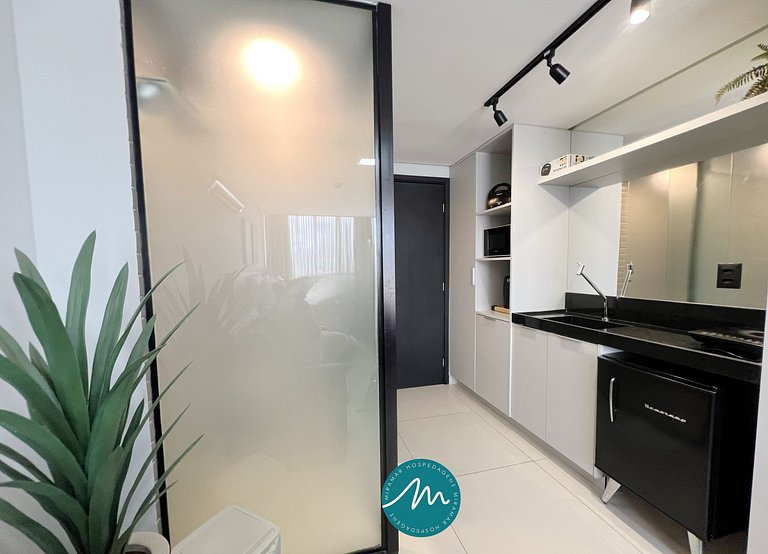 Flat com Vista-Mar da Janela -Miramar Hospedagens