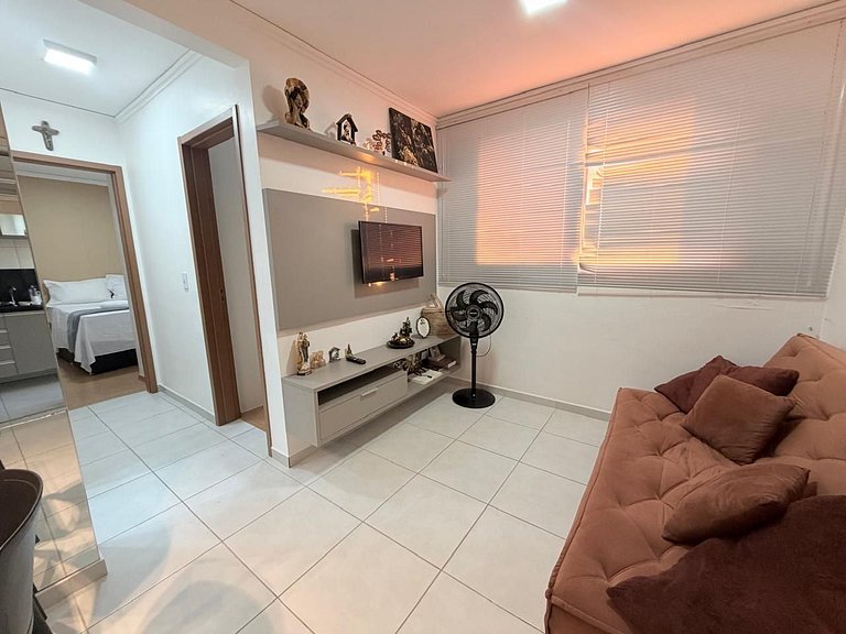 Ap de 2 quartos em Ponta de Campina