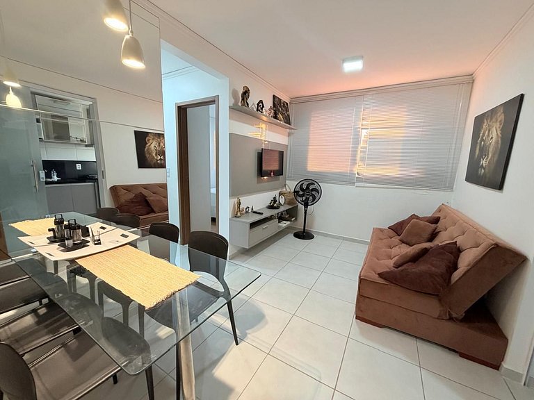 Ap de 2 quartos em Ponta de Campina